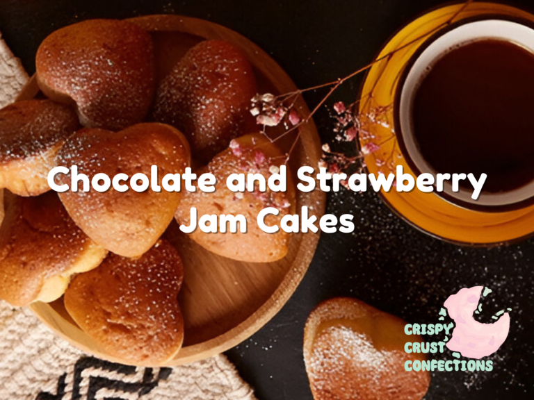 Chocolate and Strawberry Jam Cakes