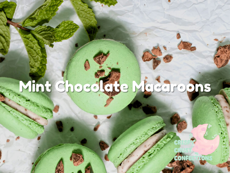 Mint Chocolate Macaroons