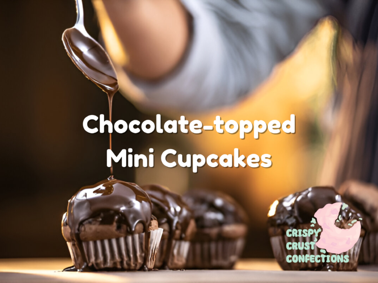 Chocolate-topped Mini Cupcakes