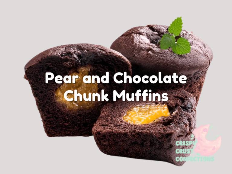Pear and Chocolate Chunk Muffins