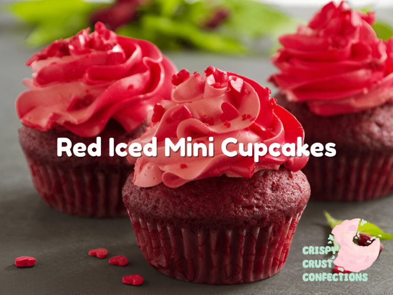 Red Iced Mini Cupcakes