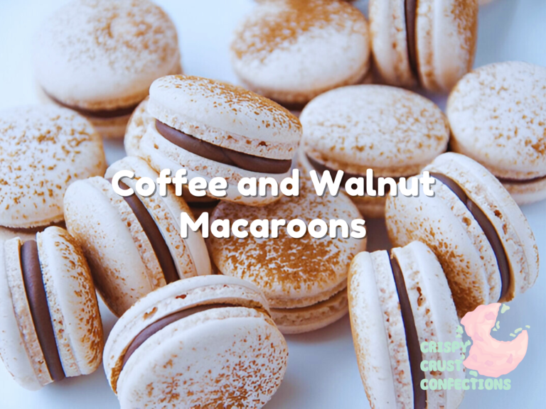 Coffee and Walnut Macaroons