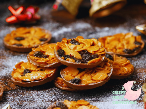 Quick Almond and Cranberry Florentines